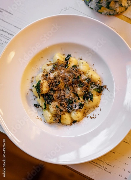 Obraz Gnocchi mit Trüffel