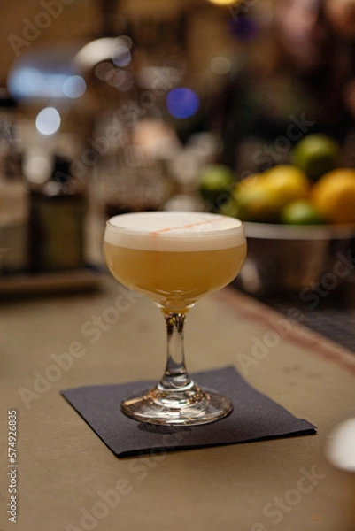 Obraz whiskey sour cocktail