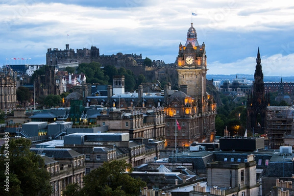Obraz Edynburg Cityscape
