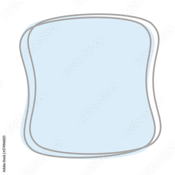 Fototapeta Basic Shape Abstract Figures Drawn Using Line
