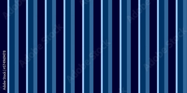 Fototapeta Blue Stripe pattern vector Background. Colorful stripe abstract texture. Fashion print design. Vertical parallel stripes Wallpaper wrapping fashion Fabric design, Textile swatch. Blue Dark Green Line