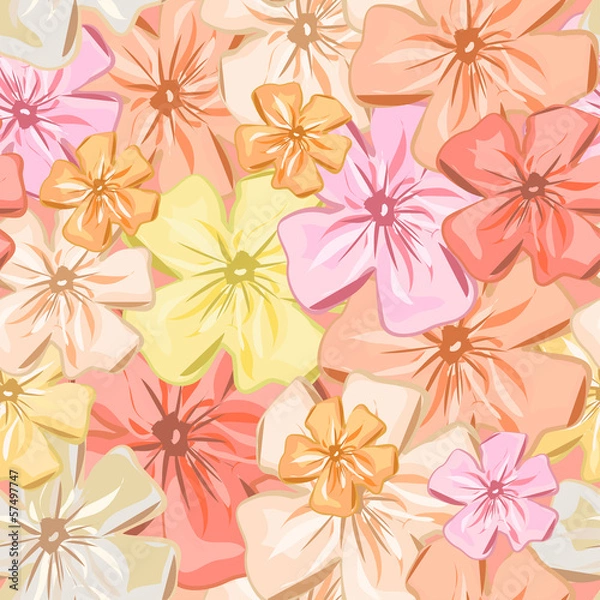 Obraz romantic floral pattern