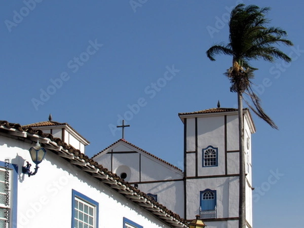 Obraz view of the old town country