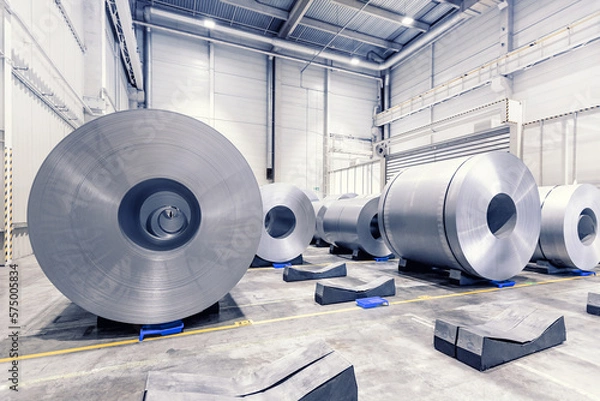 Obraz Material for stamping in a car factory