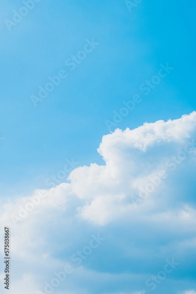 Obraz blue sky with clouds