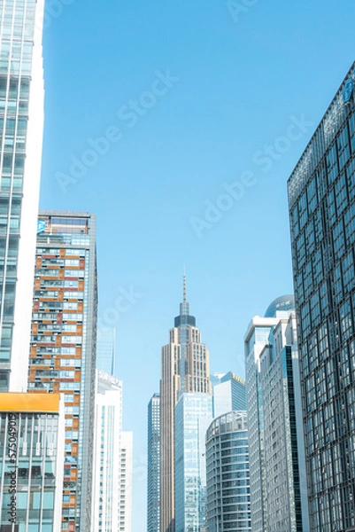 Obraz city skyscrapers