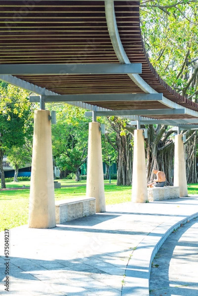 Obraz bench in the park