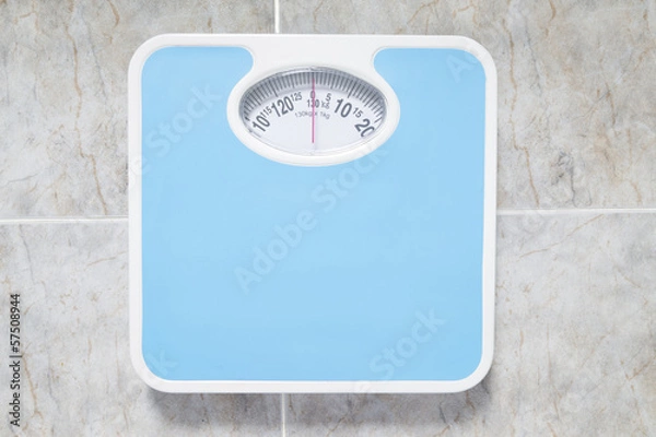 Fototapeta Bathroom scale isolate