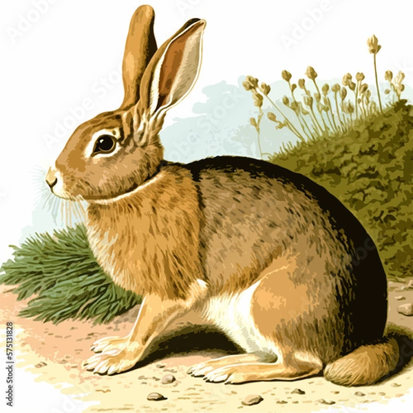 Obraz Hase, Illustration