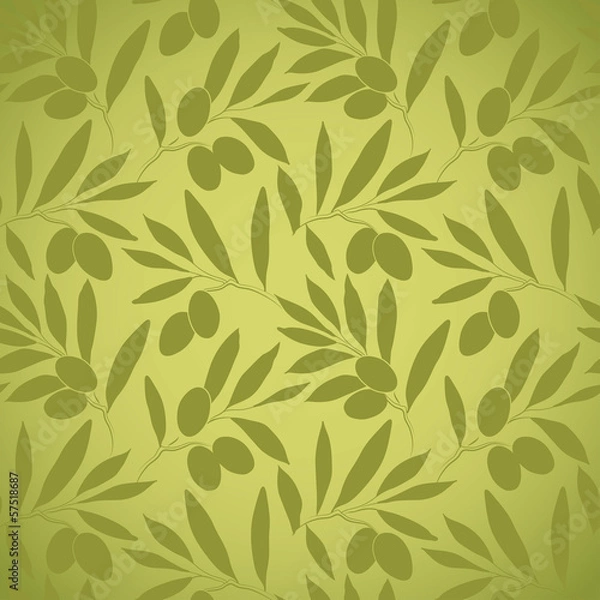 Obraz Pattern olive branch