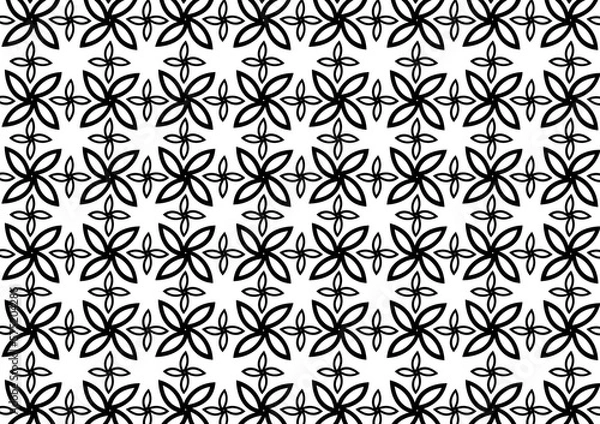 Fototapeta pattern with flowers