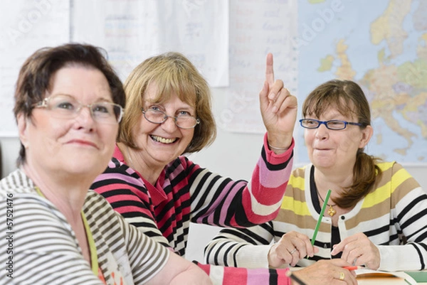 Obraz Erwachsene bei der Weiterbildung