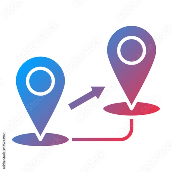 Obraz Vector Design Migration Icon Style