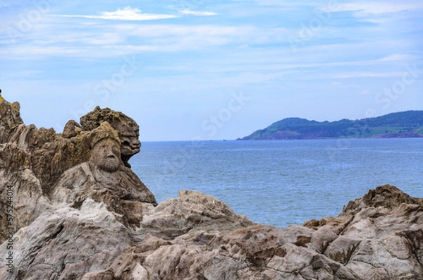 Fototapeta 山形県　十六羅漢岩
