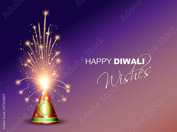 Obraz diwali crackers background