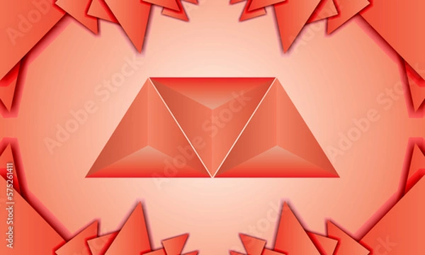 Fototapeta abstract background with triangles