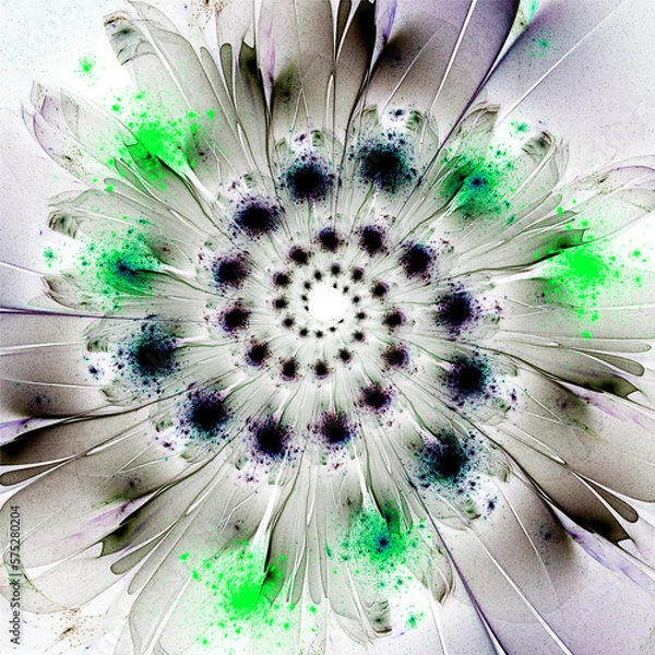 Fototapeta beautiful abstract background with fractal elements