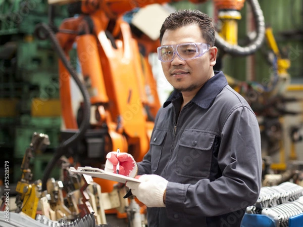 Obraz Industrial engineering in factory