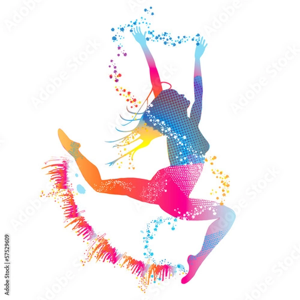 Obraz Splash Dancing Girl