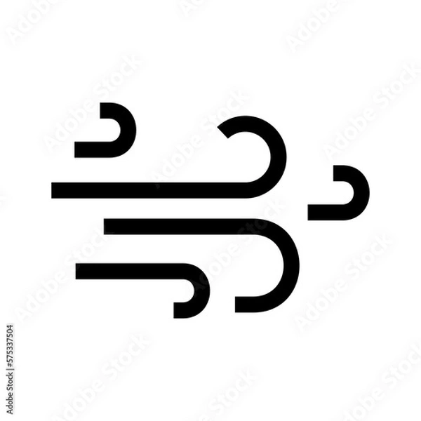 Fototapeta wind icon or logo isolated sign symbol vector illustration - high quality black style vector icons