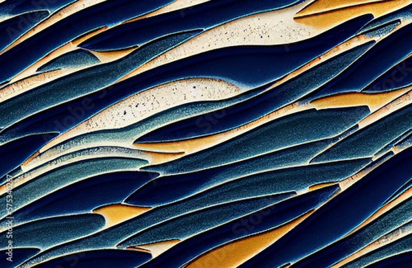 Fototapeta background with waves Generative AI