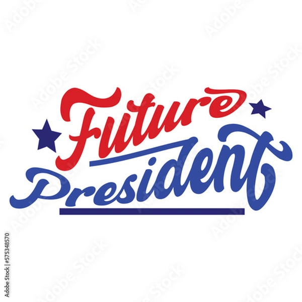 Fototapeta Retro 4th July T-shirt Design