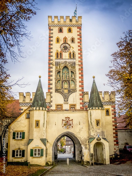 Fototapeta Historic Bavaria tower
