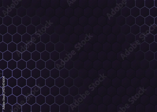 Fototapeta Abstract hexagon gradient backgrounds
