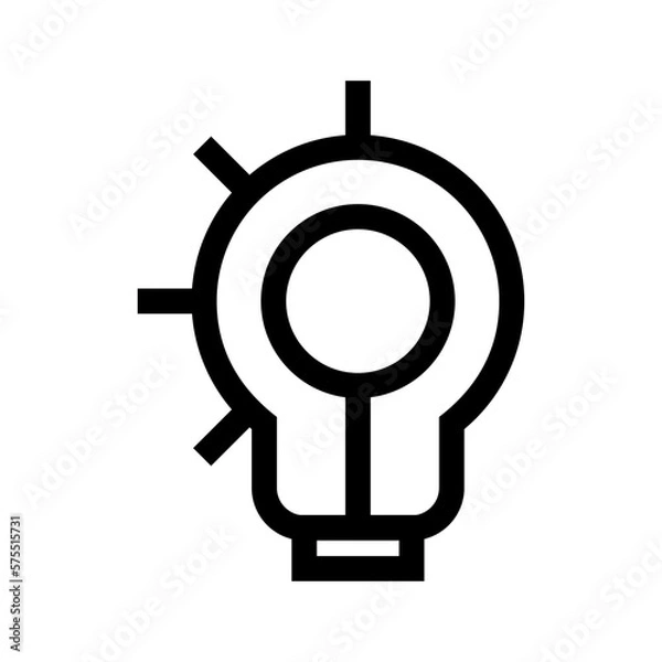 Fototapeta idea icon or logo isolated sign symbol vector illustration - high quality black style vector icons
