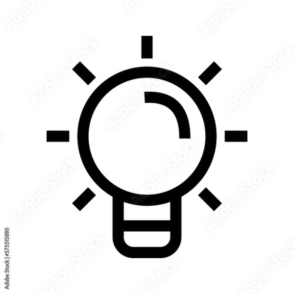 Fototapeta idea icon or logo isolated sign symbol vector illustration - high quality black style vector icons
