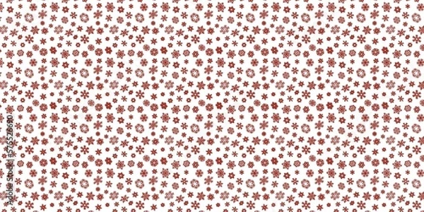 Obraz background with red snowflake pattern on a white background