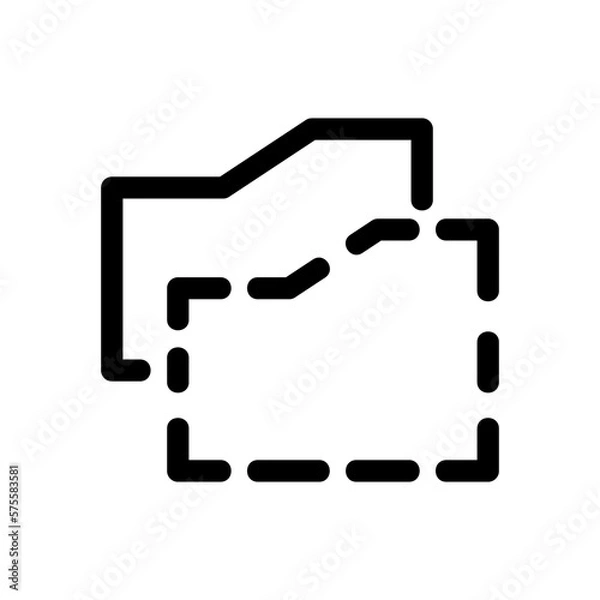 Fototapeta folder icon or logo isolated sign symbol vector illustration - high quality black style vector icons
