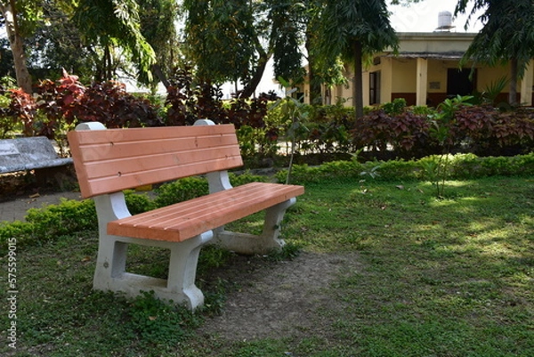 Obraz bench in the park
