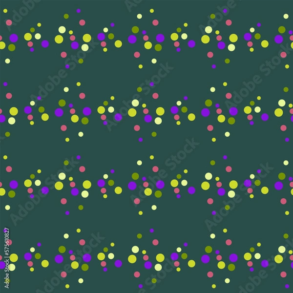 Fototapeta Spotted seamless pattern for decorating any surfaces or things. Timeless abstract ornament.