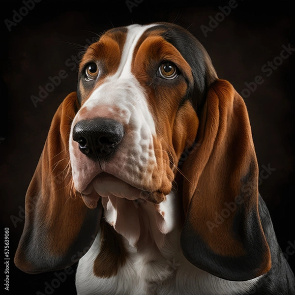 Obraz basset hound