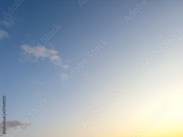 Fototapeta evening sky