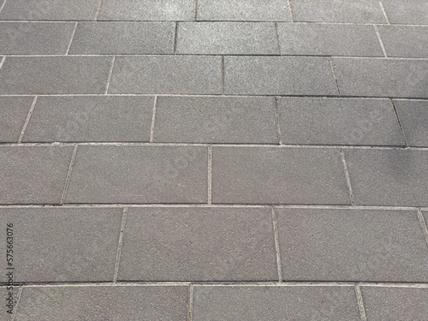 Fototapeta Empty cement tile floor