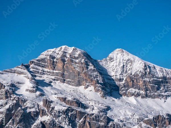Fototapeta Faloria veduta delle Tofane -  Tofana di Mezzo,Tofana di Dentro