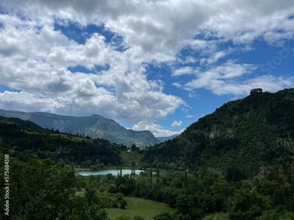 Obraz lake and mountains