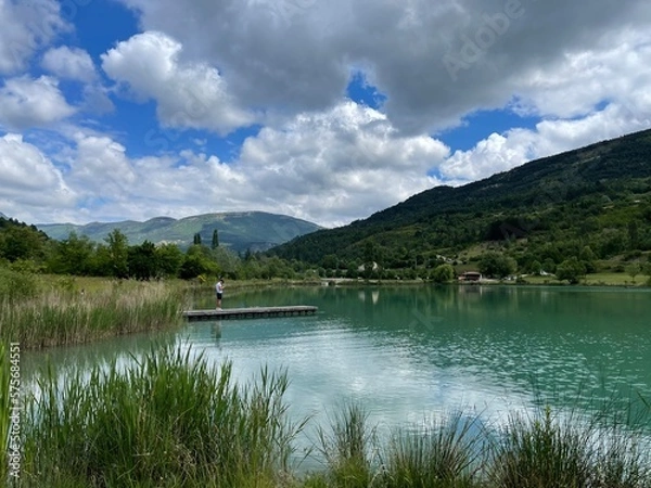 Obraz lake in the mountains
