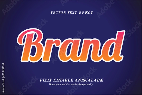 Obraz Brand 3D Text Effect 