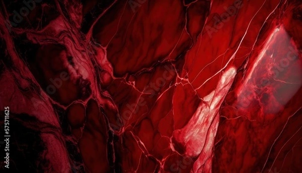 Fototapeta Abstract red marble texture, red luxury background