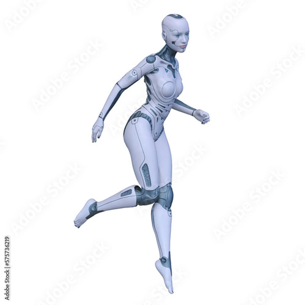 Fototapeta 女性サイボーグ