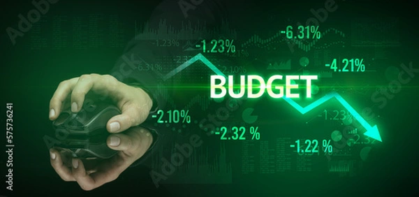 Fototapeta male hand holding wireless peripheral