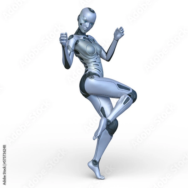 Fototapeta 女性サイボーグ