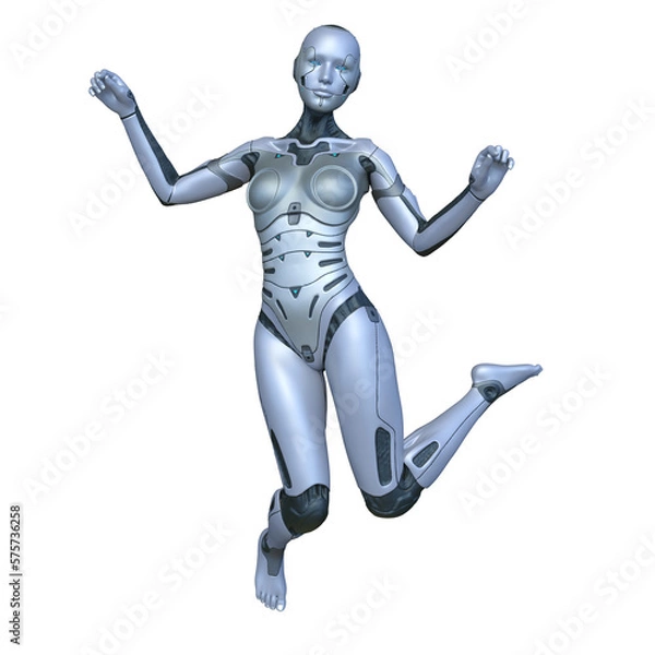 Fototapeta 女性サイボーグ