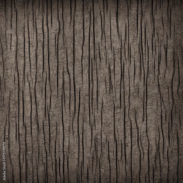 Fototapeta Wooden striped fiber textured background. Generative AI.