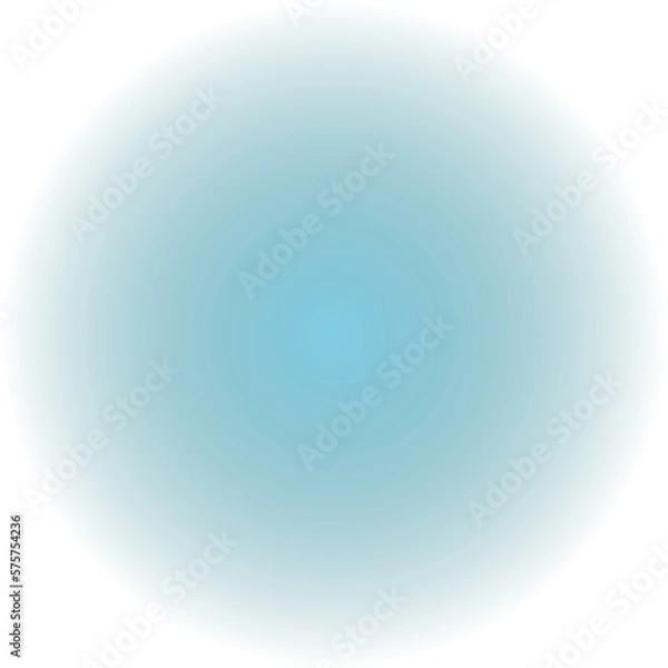 Fototapeta abstract glowing blue sphere