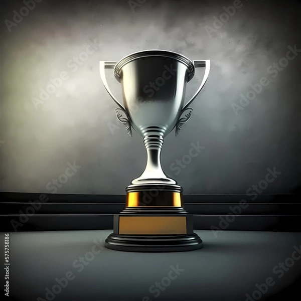 Fototapeta Trophy with elegant background