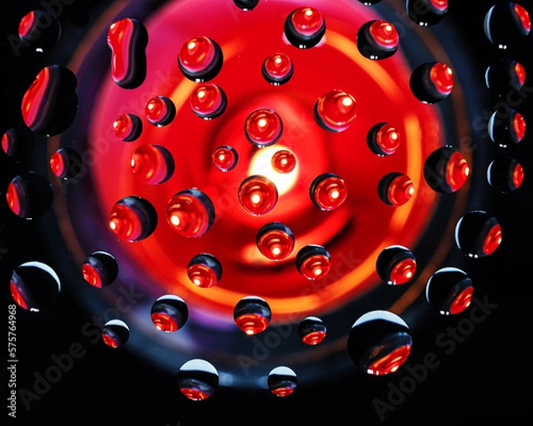 Obraz red cells flowing